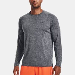 Under Armour UA Tech Loose Heatgear Gray Longsleeve Shirt 1328496 2XL